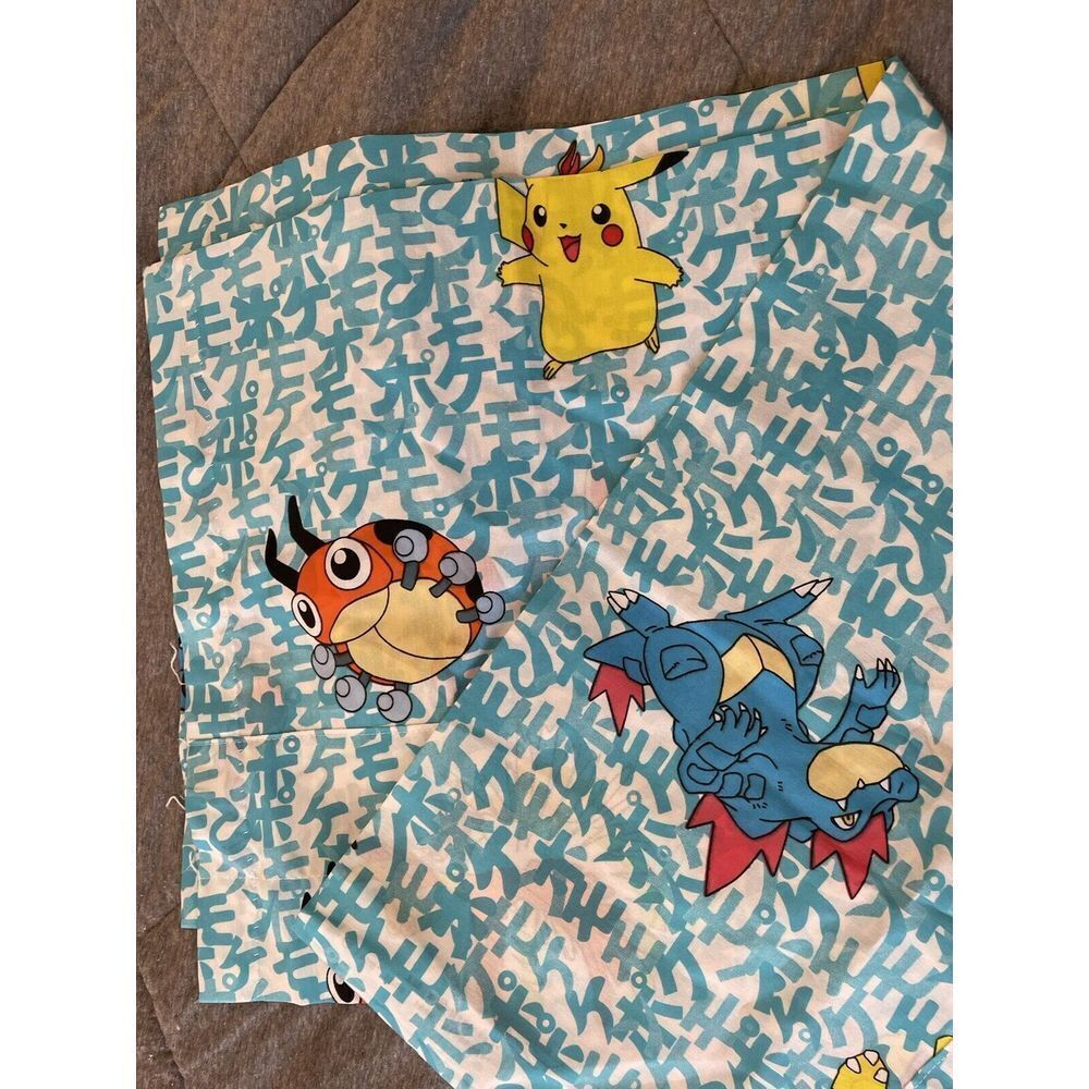Nintendo‎ Pokémon Pikachu Window Curtain Valance 84x15" 1st Generation 1990's